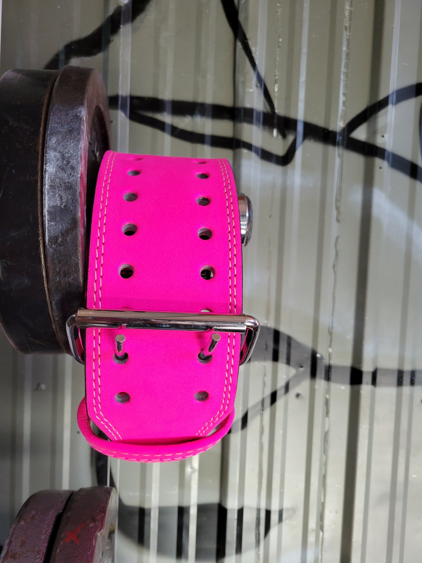 EASY ORDER: Custom Neon Pink lever belt - Resolute Strength Wear