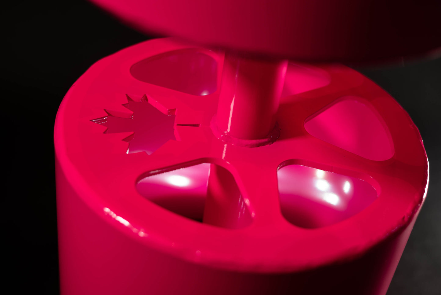 Neon Pink Monster 12" Loadable Dumbbell - Resolute Strength Wear