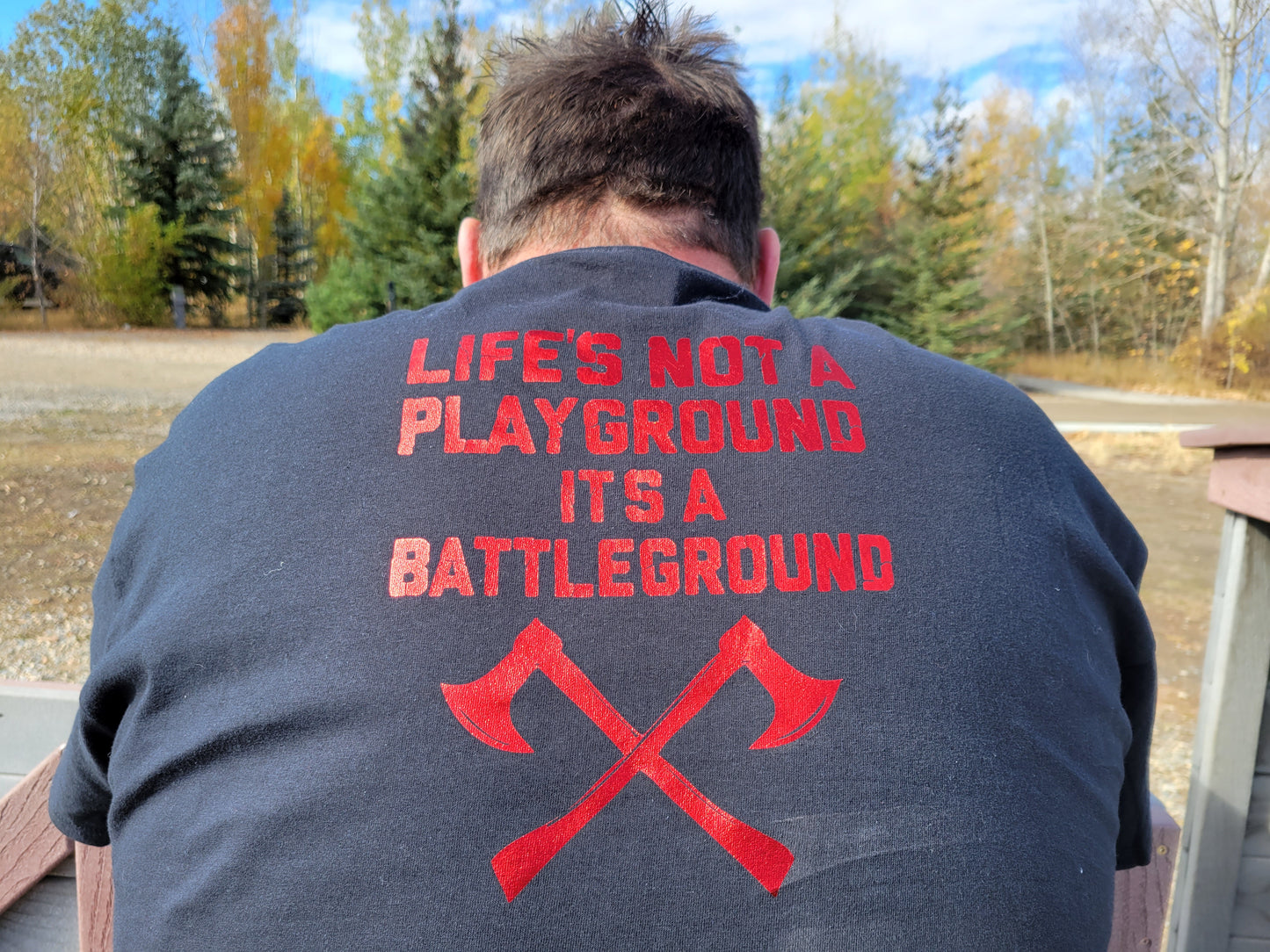 Its a Battleground Tshirt - Resolute Strength Wear