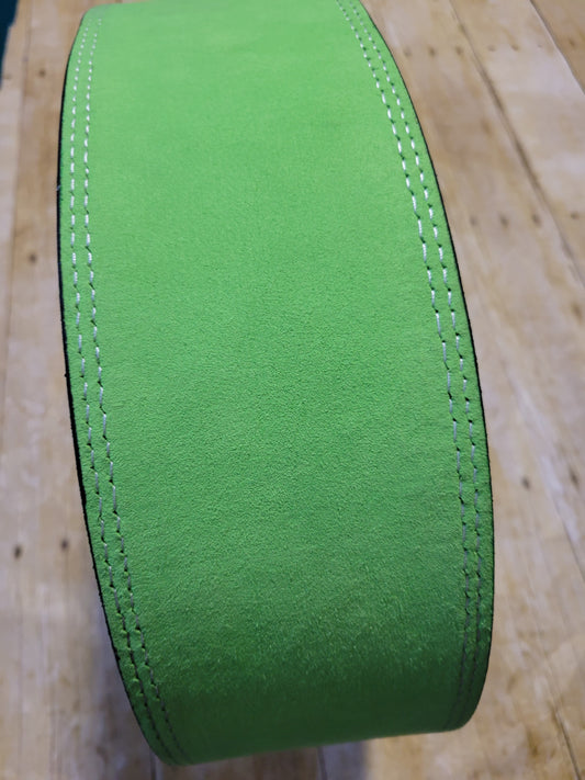 Lime green lever belt - Resolute Strength Wear