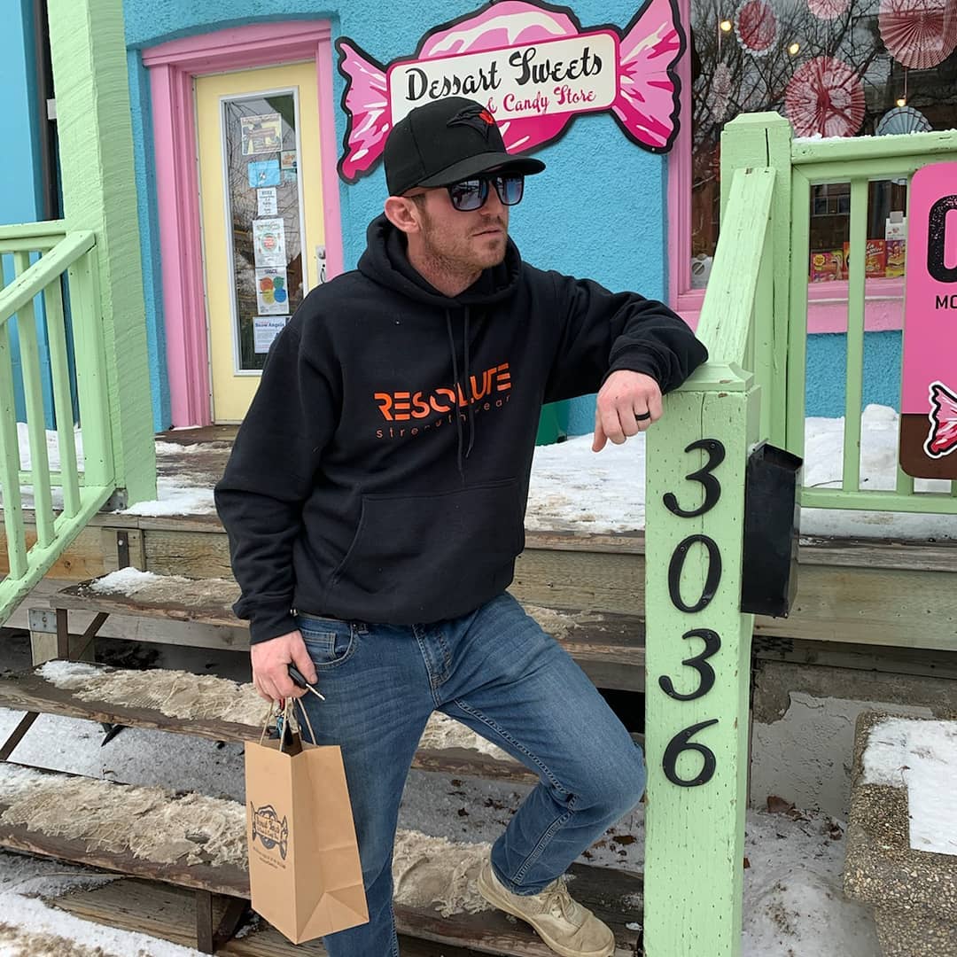 The Classic Hoodie - Black - Resolute Strength Wear