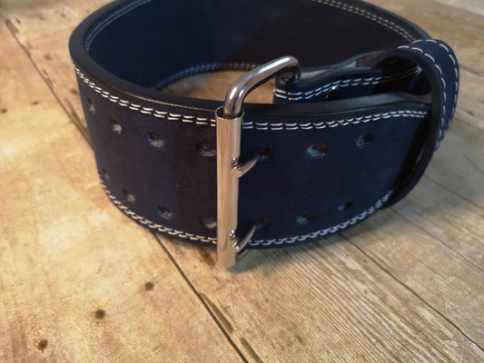Clearance belt: Navy blue prong belt - Resolute Strength Wear