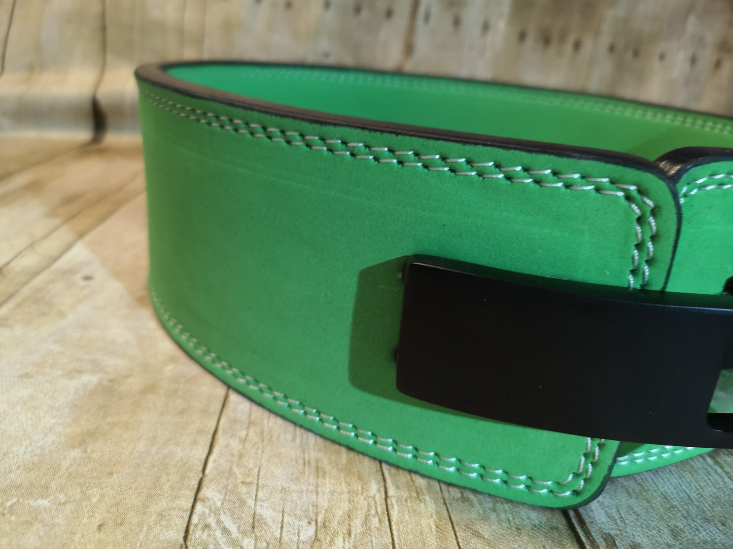 BESPOKE COLOUR BELT: CUSTOM DOUBLE PRONG BUCKLE BELT - Resolute Strength Wear