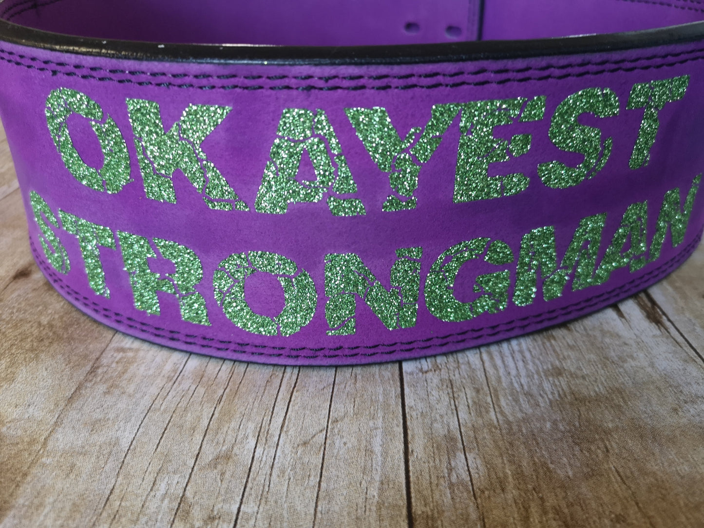 BESPOKE COLOUR BELT: CUSTOM DOUBLE PRONG BUCKLE BELT - Resolute Strength Wear