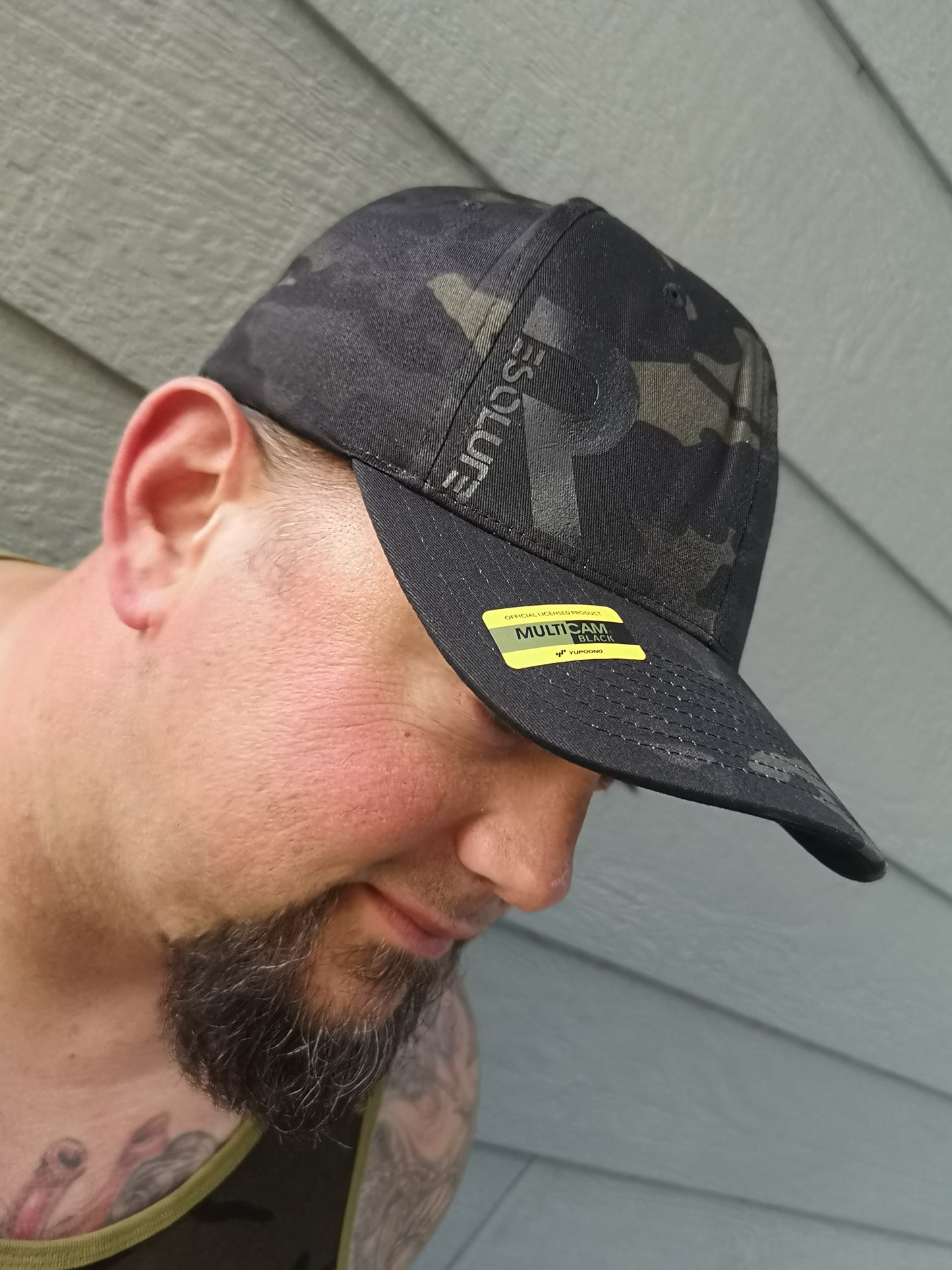 Resolute Black Camo Cap - Resolute Strength Wear
