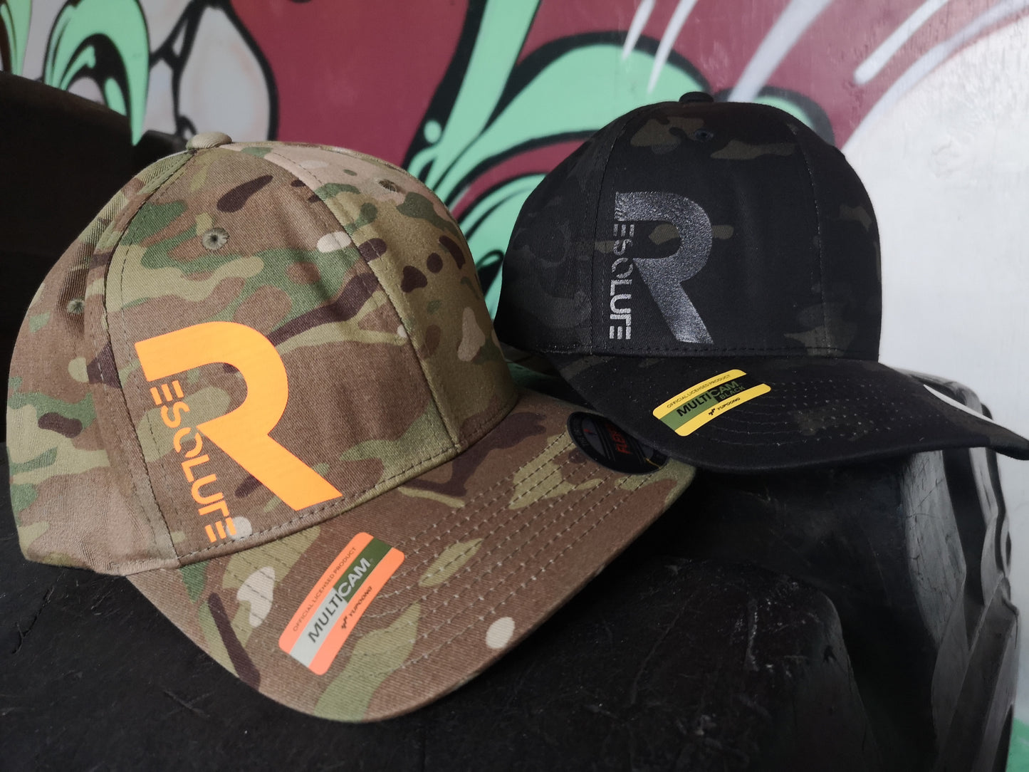 Resolute Black Camo Cap - Resolute Strength Wear
