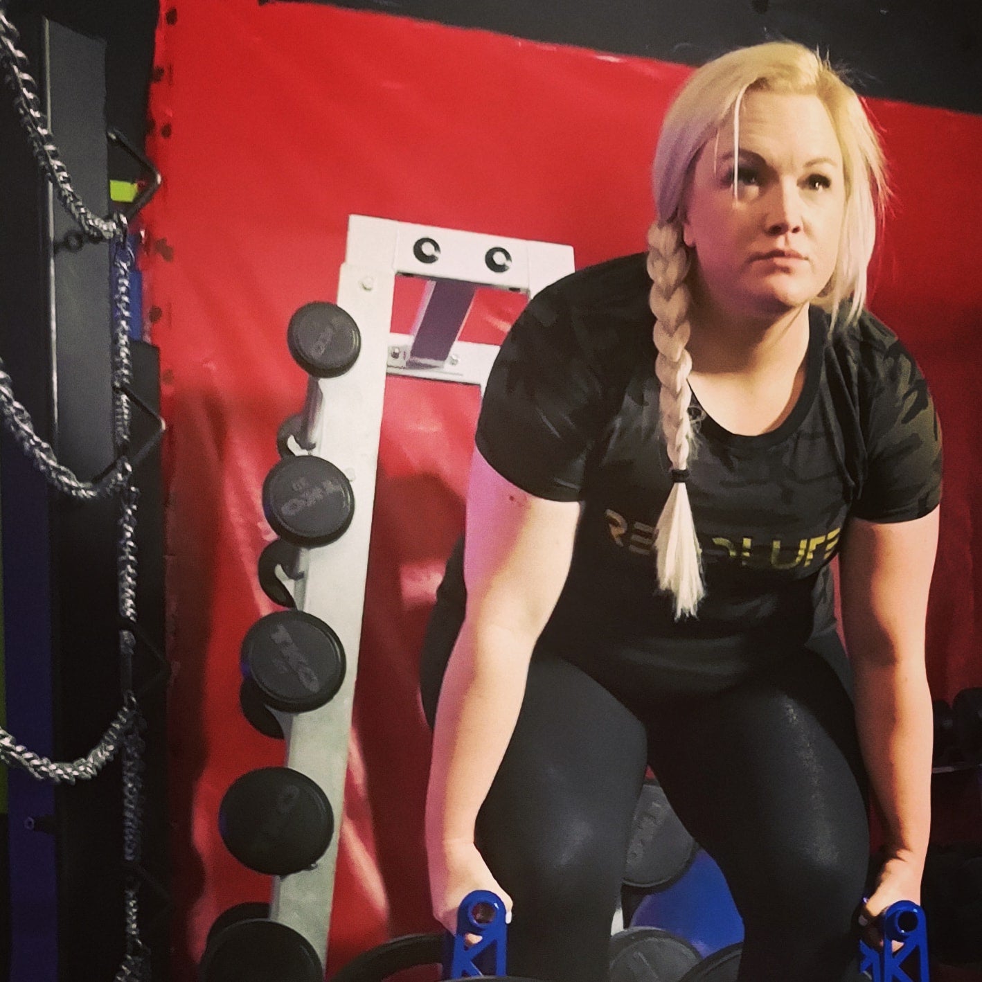 Resolute Curvy Tshirt - Black Camo - Resolute Strength Wear