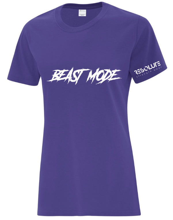 Resolute Curvy Tshirt - Beast Mode - Resolute Strength Wear