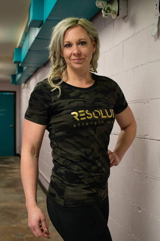 The Classic - Curvy Black Camo - Resolute Strength Wear
