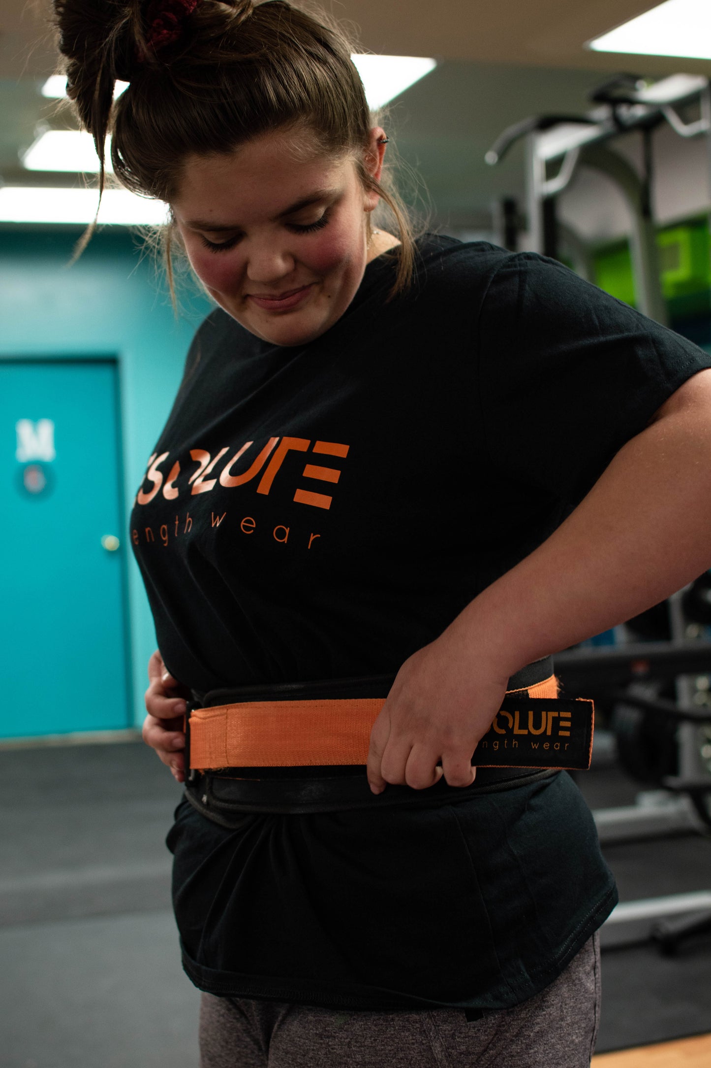 Resolute Nylon lifting belt - Orange - Resolute Strength Wear