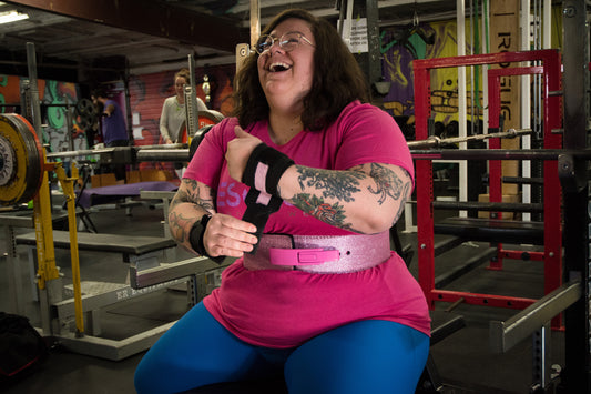 23" Wrist Wraps Black/Pink - Resolute Strength Wear