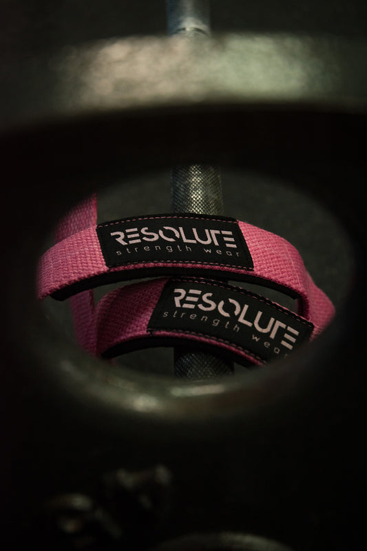 Resolute Lifting Straps Pink - Resolute Strength Wear