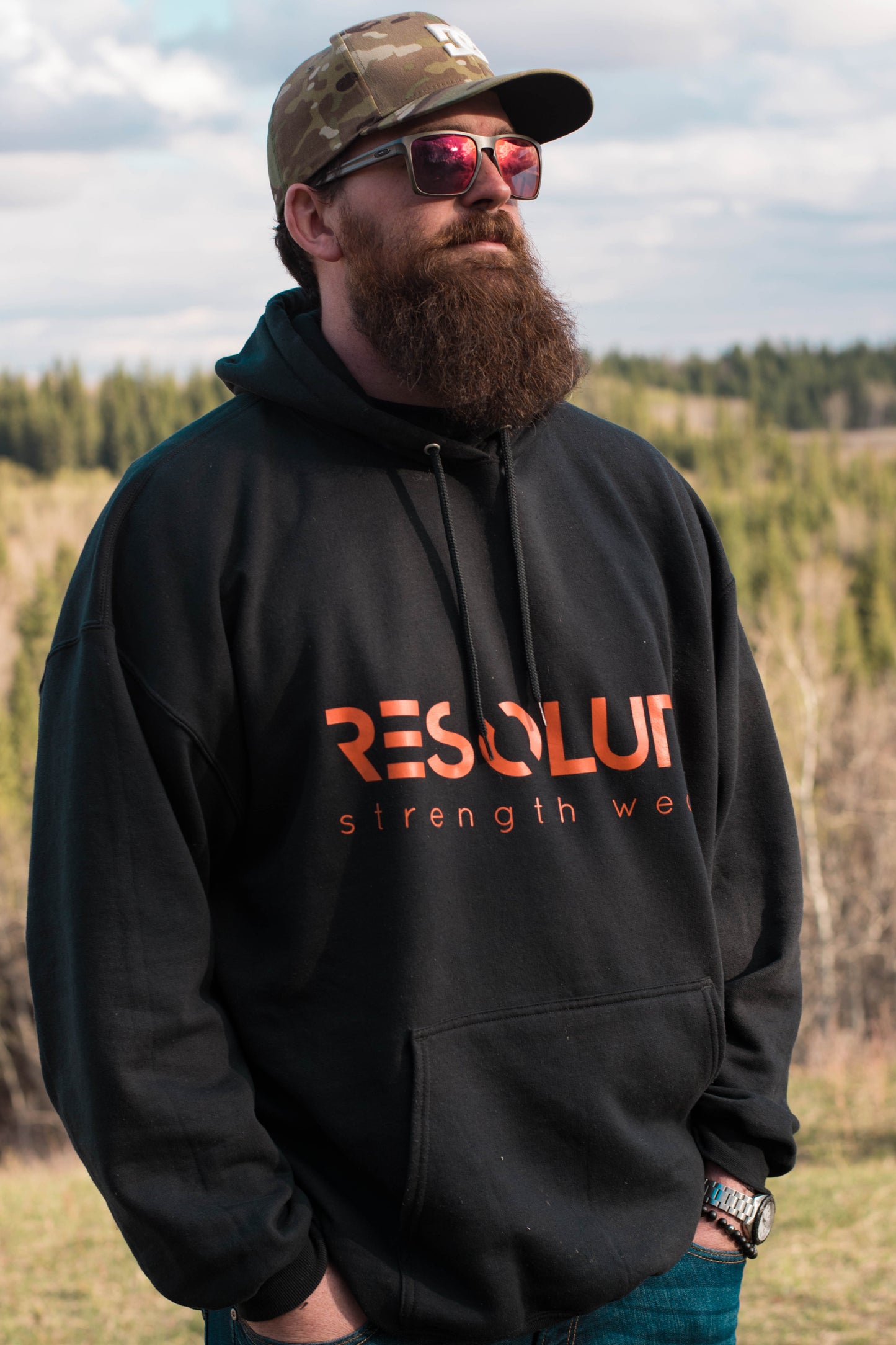 Resolute Hoodie - Black - Resolute Strength Wear