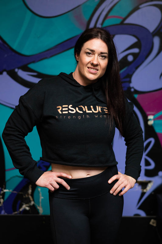 The Classic - Cropped Hoodie - Resolute Strength Wear