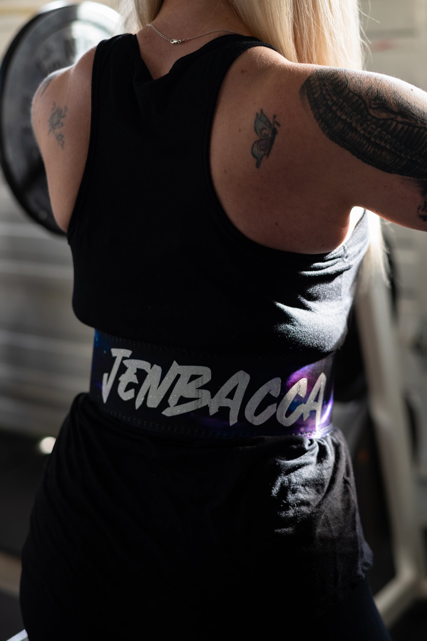 Resolute Curvy Racerback Tank - Black/Orange - Resolute Strength Wear