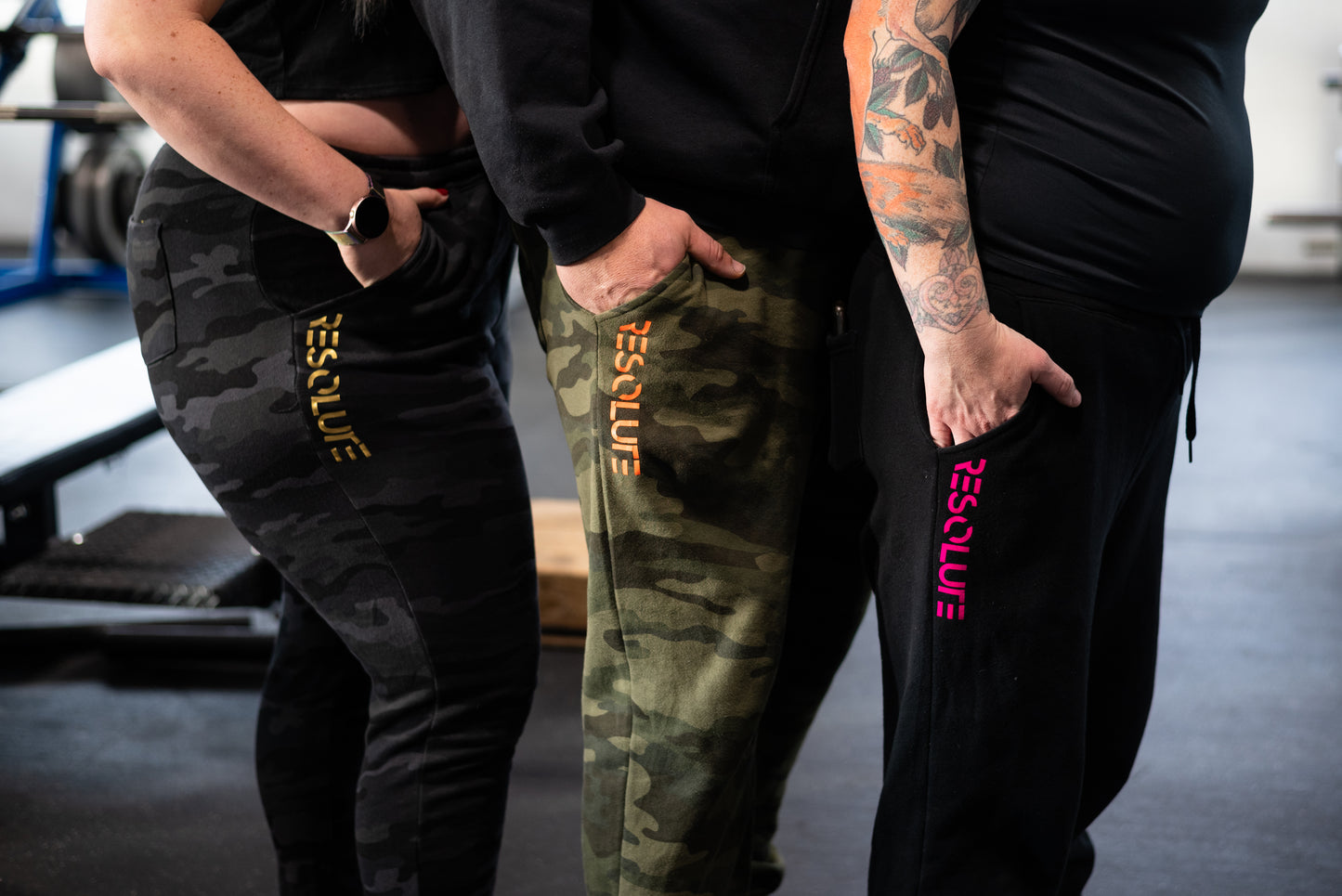 Black Sweat pants - Resolute Strength Wear