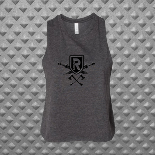 Coat of Arms Cropped Racerback Tank