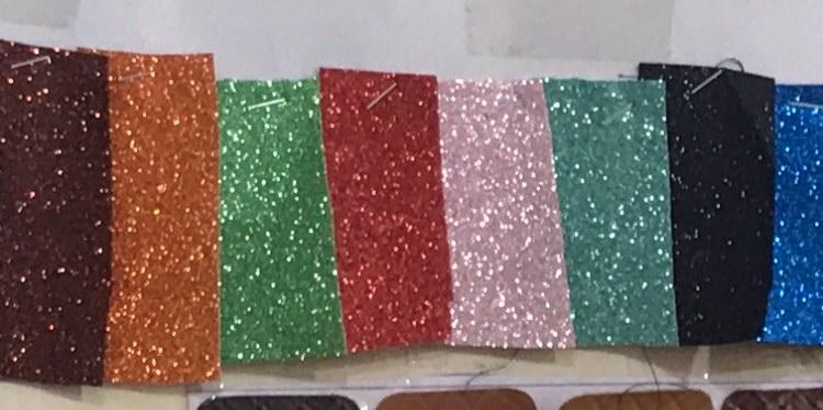 BESPOKE Glitter belt: custom double prong buckle belt