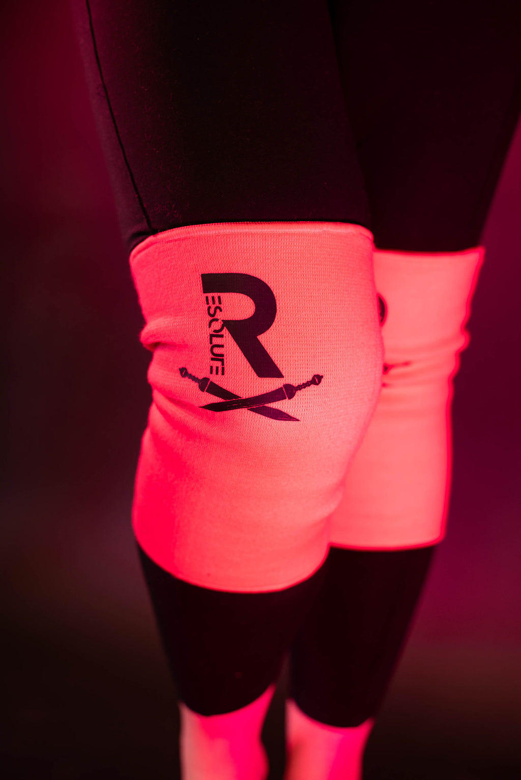 GEN 2: Double Ply Knee Sleeves - Hot Pink - Resolute Strength Wear
