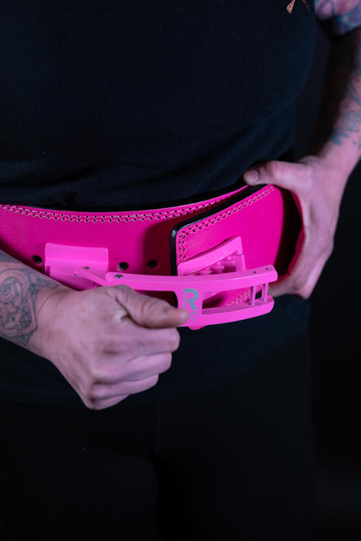 Pink Ptolema Adjustable Legion Lever Belt