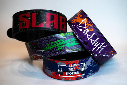 BESPOKE sublimation belt: custom lever belt