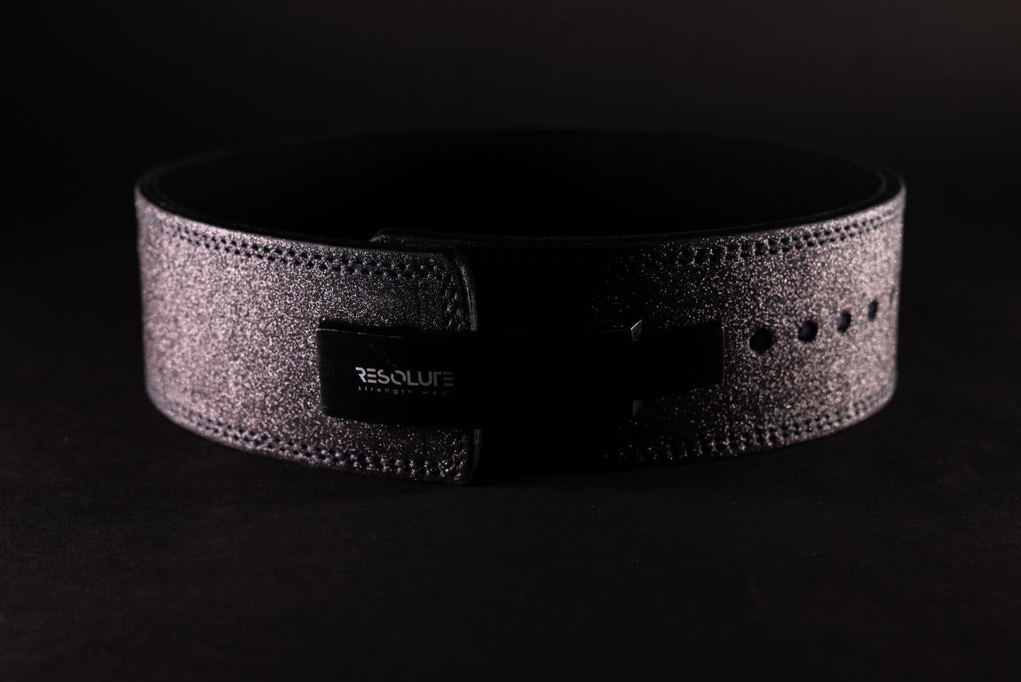 Sparkle lever belt - Black
