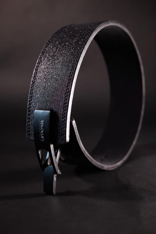 Sparkle lever belt - Black