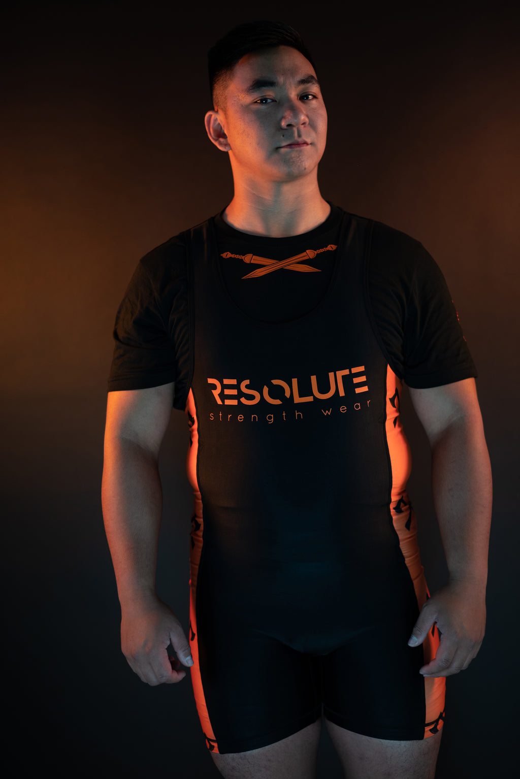 Resolute Rookies Resolute Orange singlet – Resolute Strength Wear