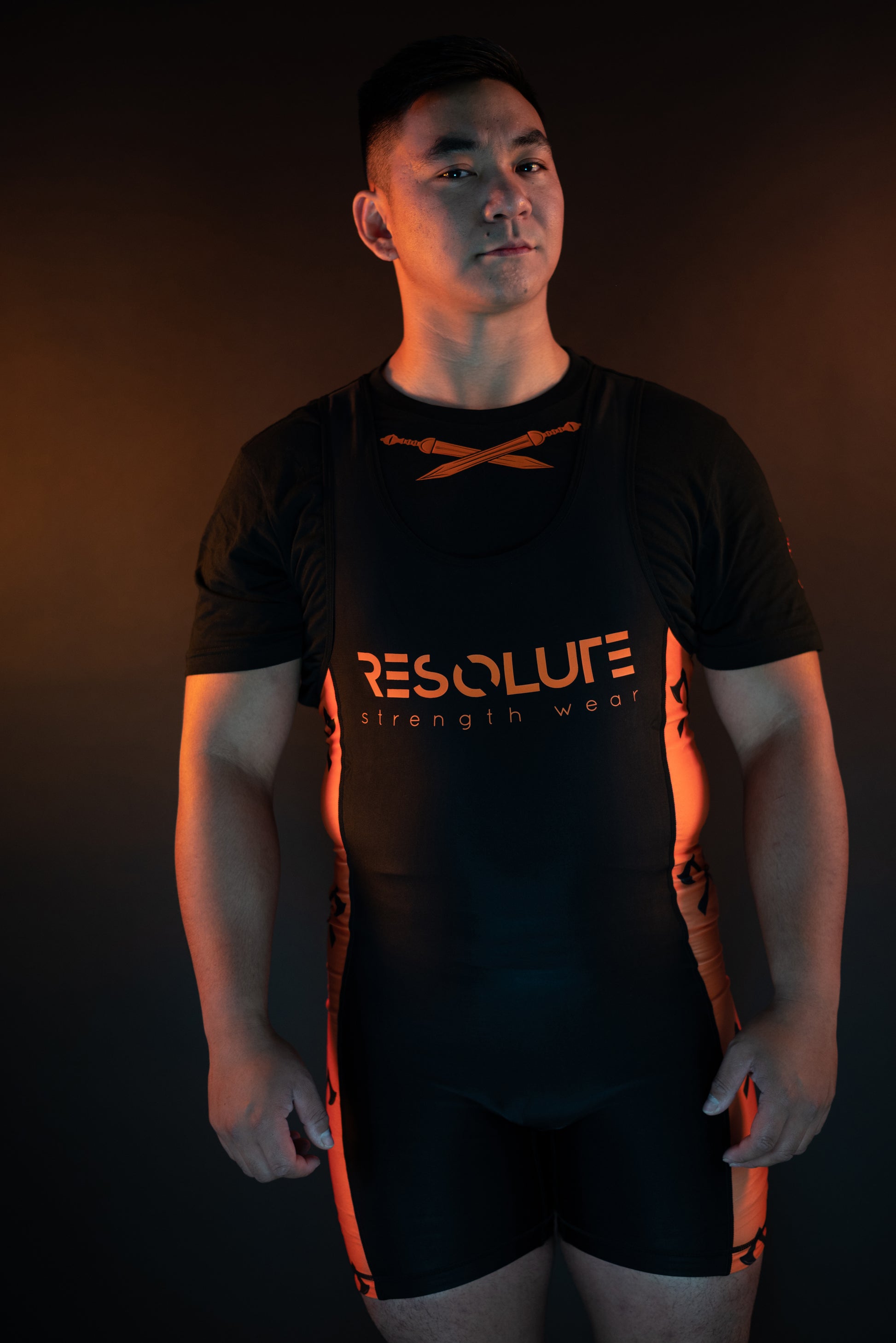 Resolute Orange singlet - Resolute Strength Wear