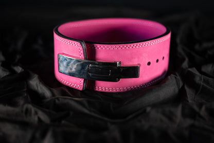 EASY ORDER: Custom Pink Lever Belt - Resolute Strength Wear