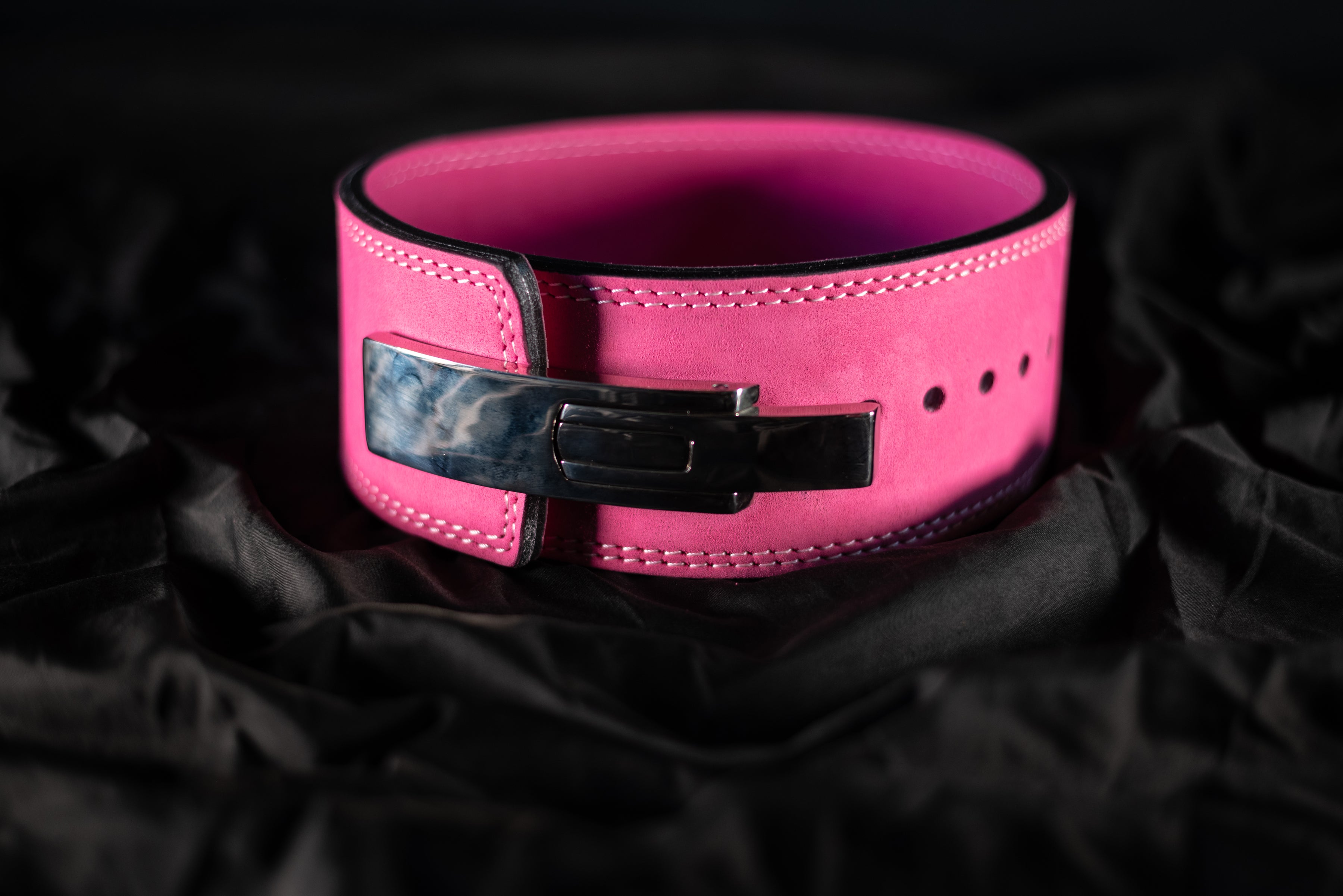EASY ORDER: Custom Pink Lever Belt - Resolute Strength Wear