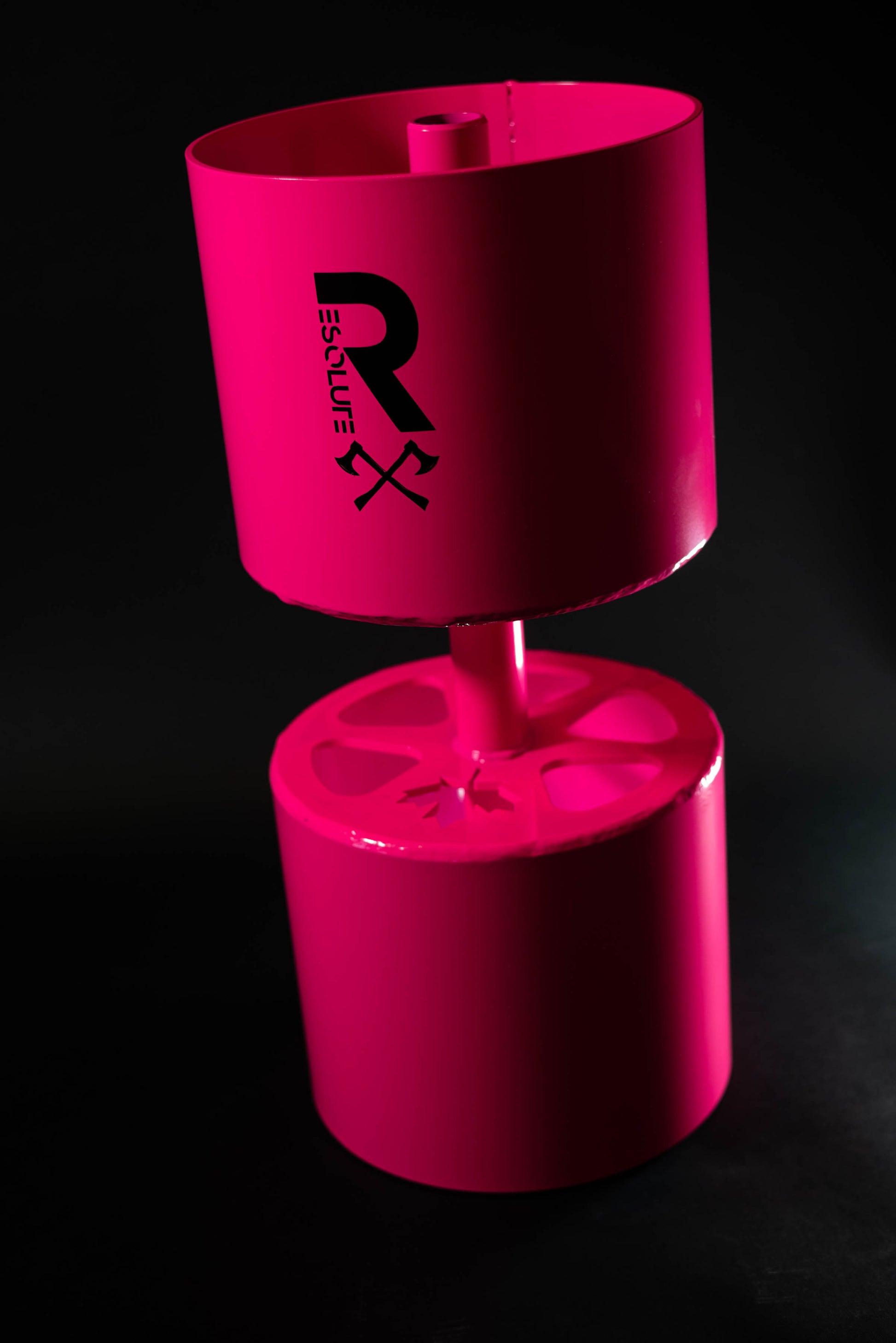 Neon Pink Monster 12" Loadable Dumbbell - Resolute Strength Wear