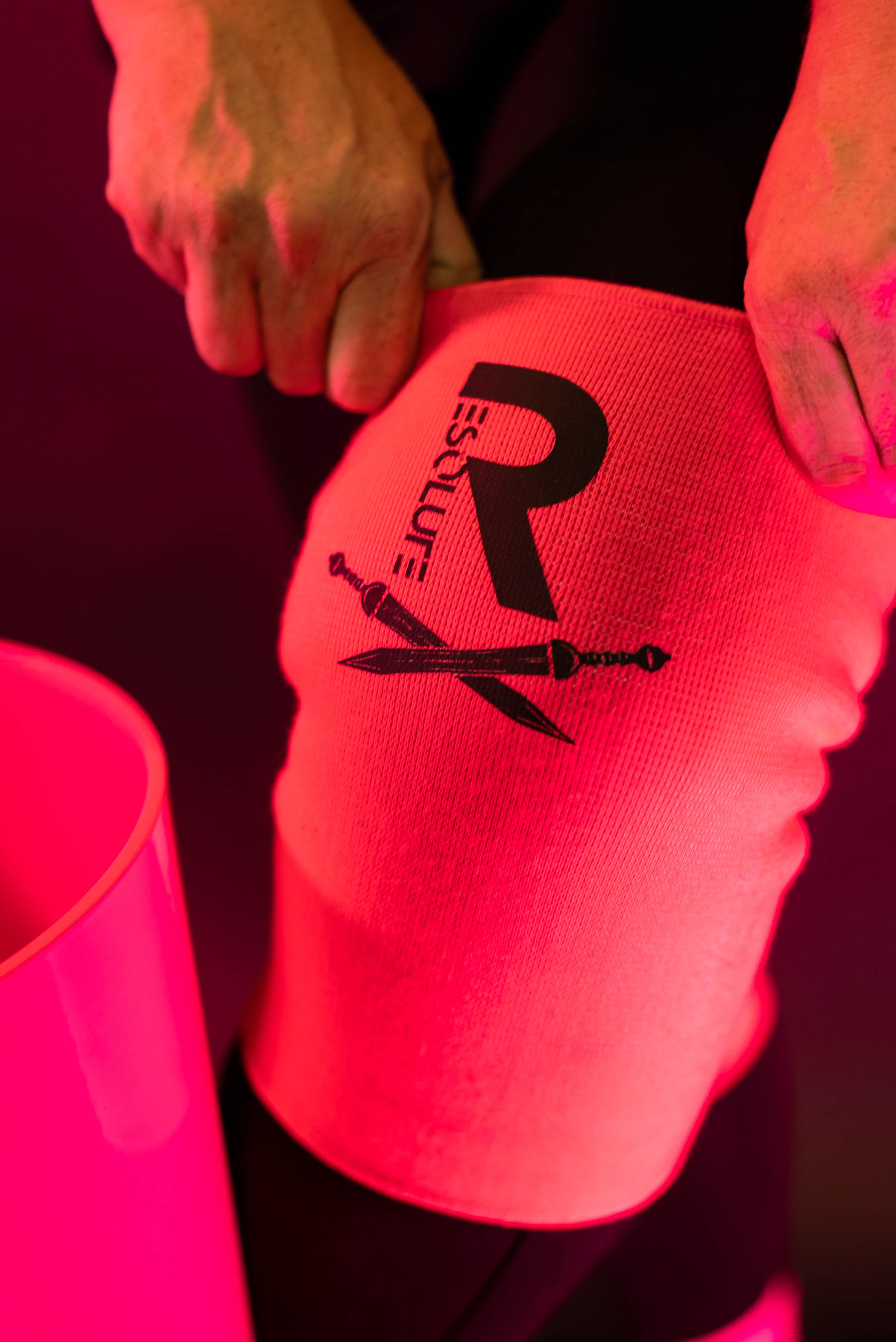 GEN 2: Double Ply Knee Sleeves - Hot Pink - Resolute Strength Wear