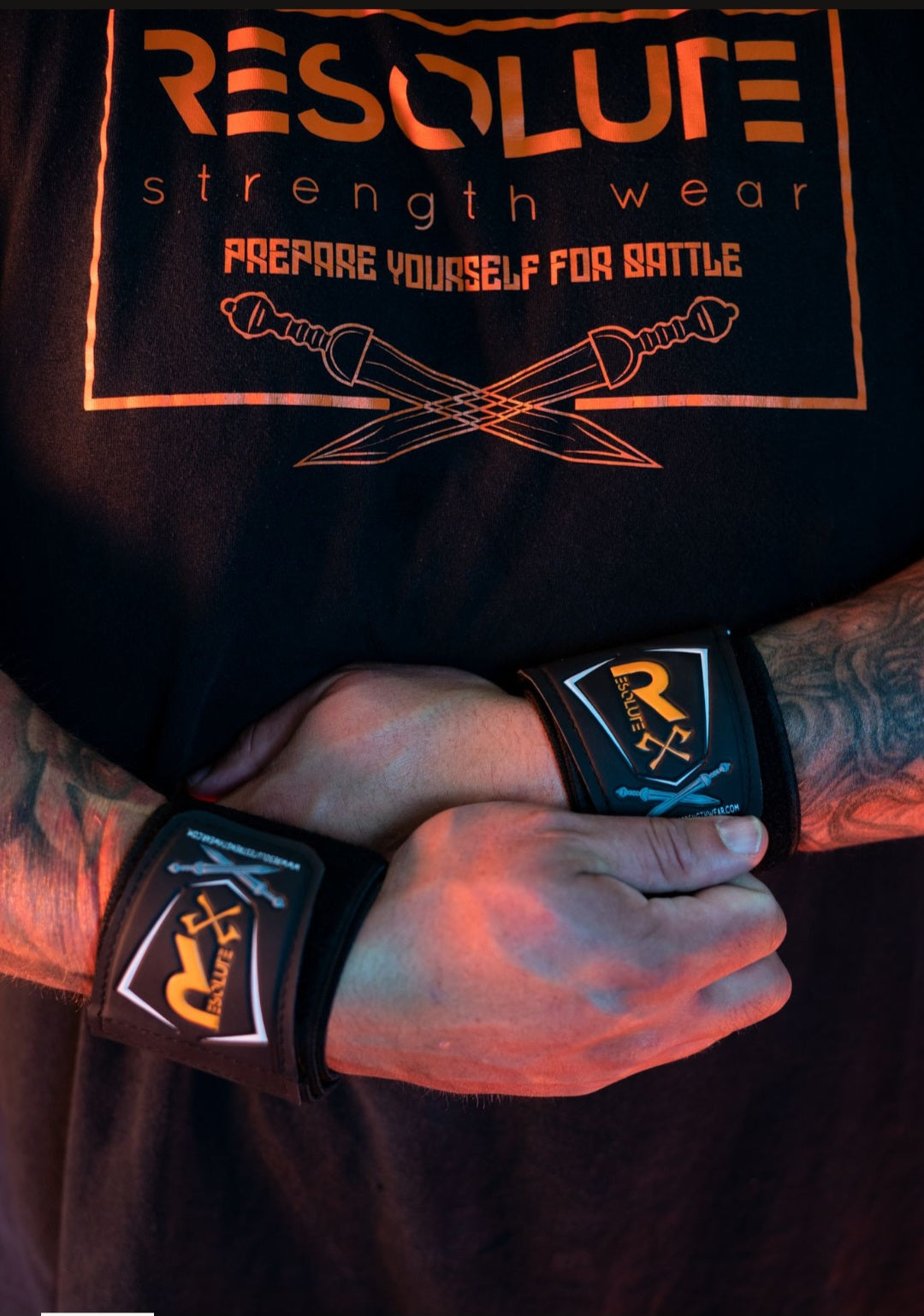 GEN 2: 18" Wrist Wraps Black - Resolute Strength Wear