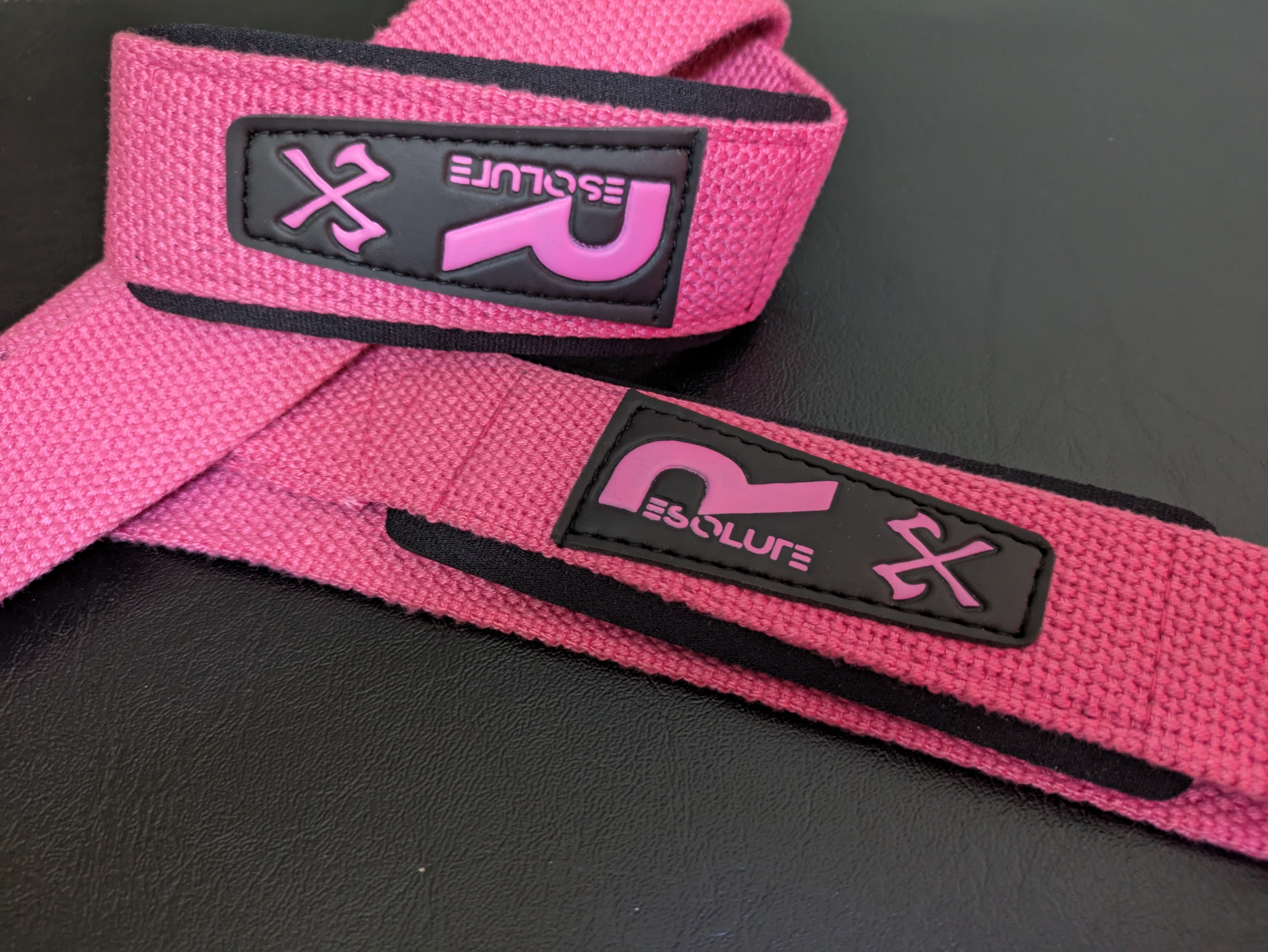 Resolute Sign GEN 2: Resolute Lifting Straps Pink – Resolute Strength Wear
