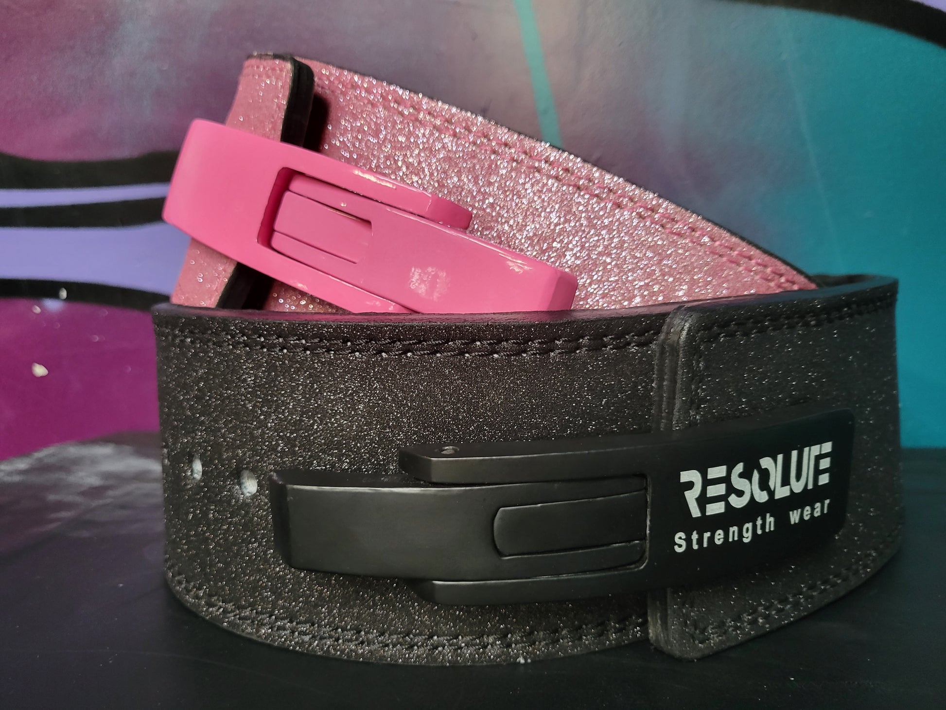 Sparkle lever belt - Black – Resolute Strength Wear