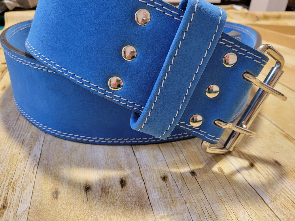 Clearance light sky blue belt - Resolute Strength Wear