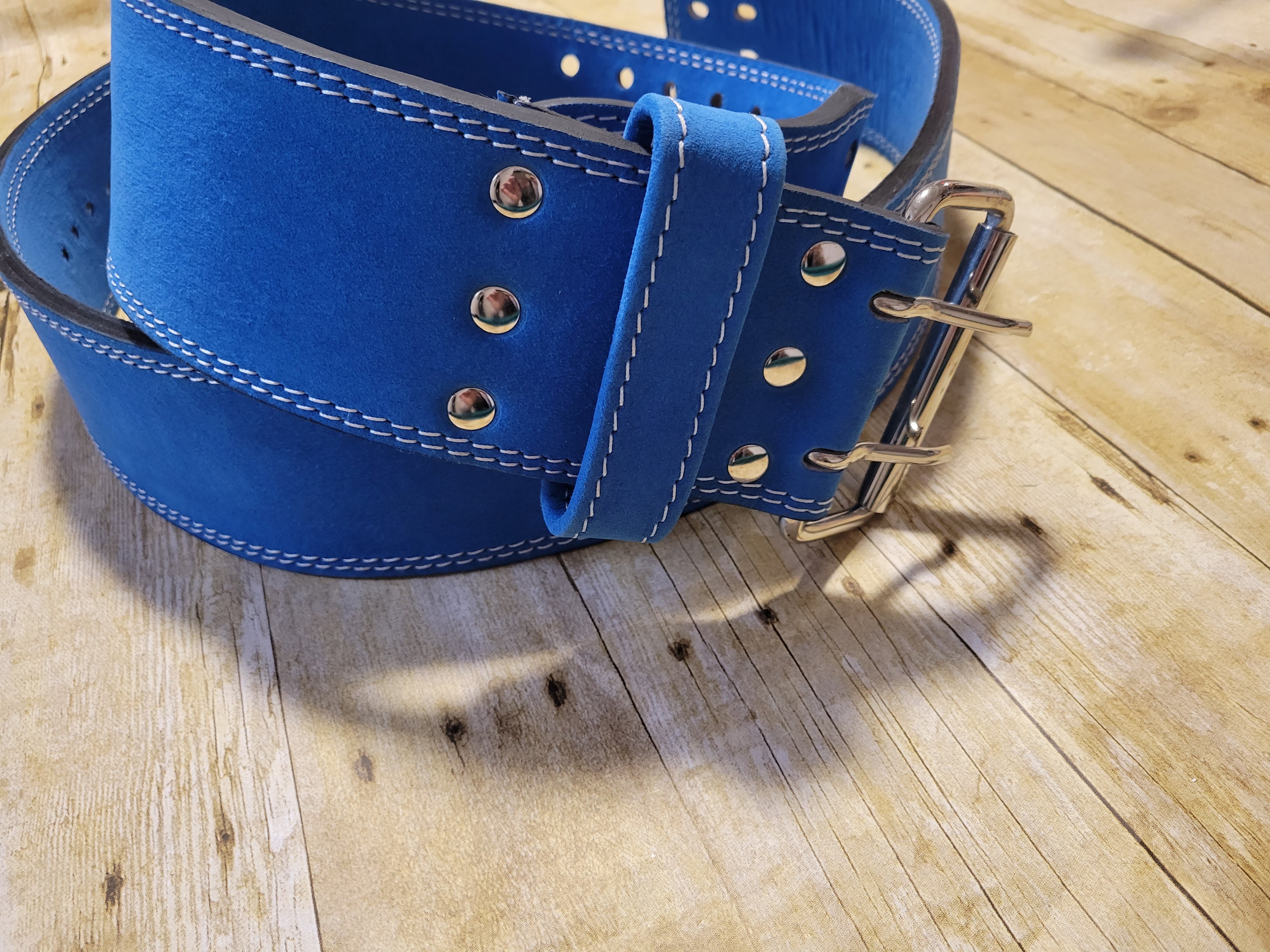 Clearance light sky blue belt - Resolute Strength Wear