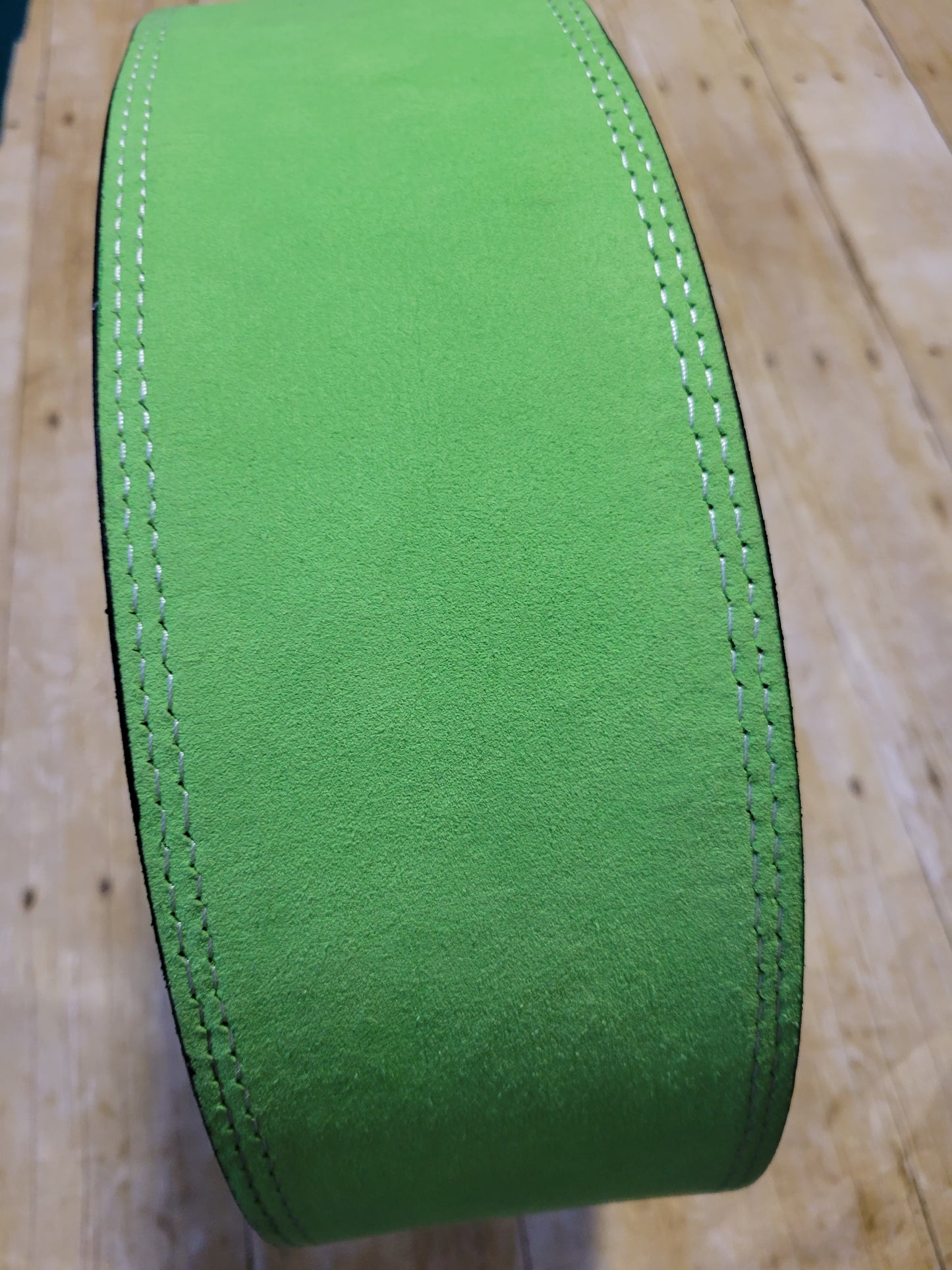 Lime green lever belt - Resolute Strength Wear