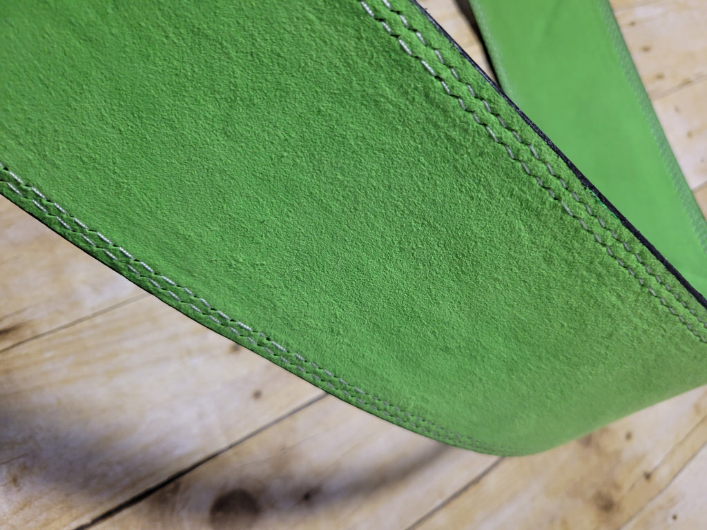 Lime green lever belt - Resolute Strength Wear