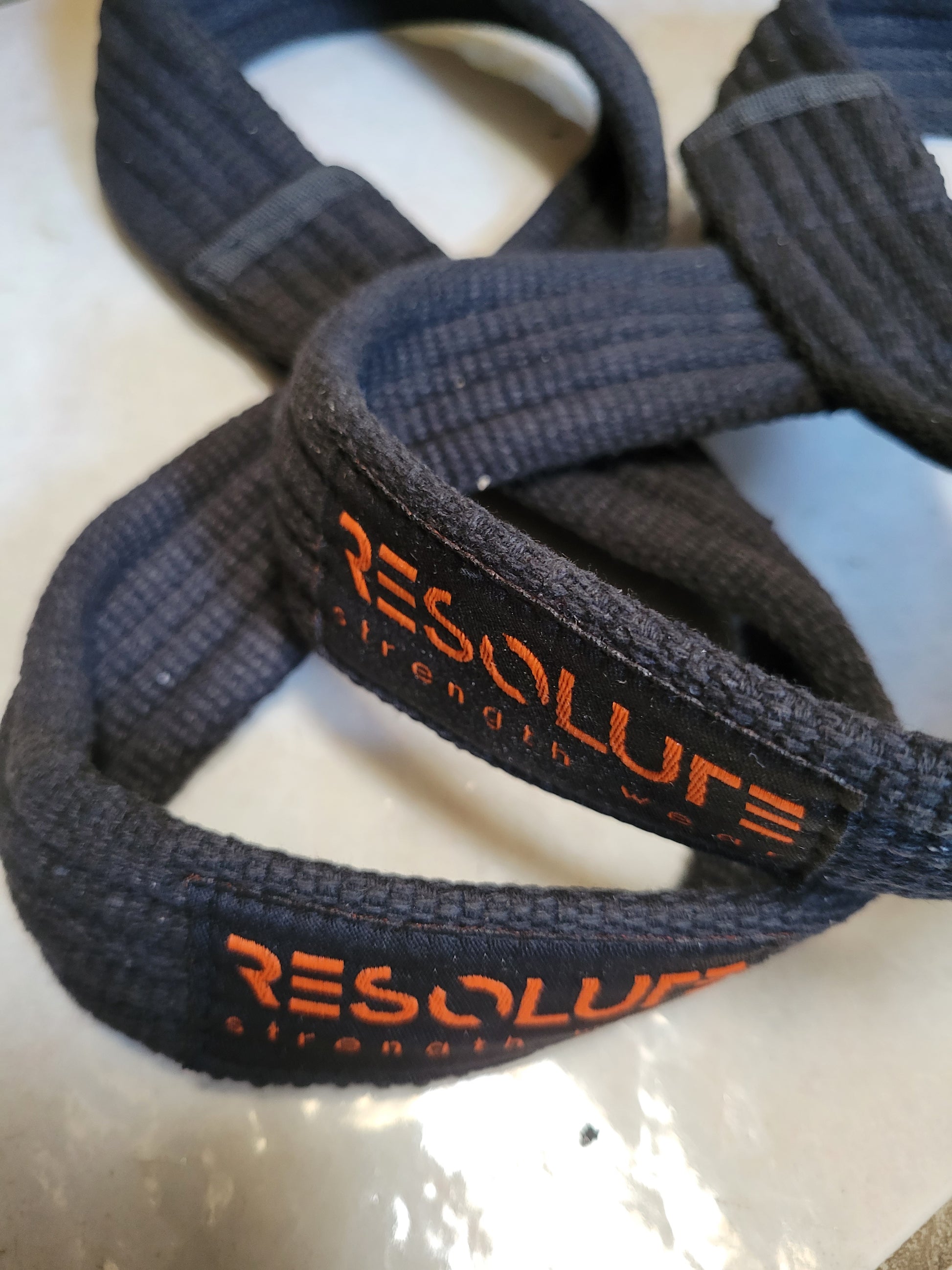 12" Figure 8 straps - Resolute Strength Wear