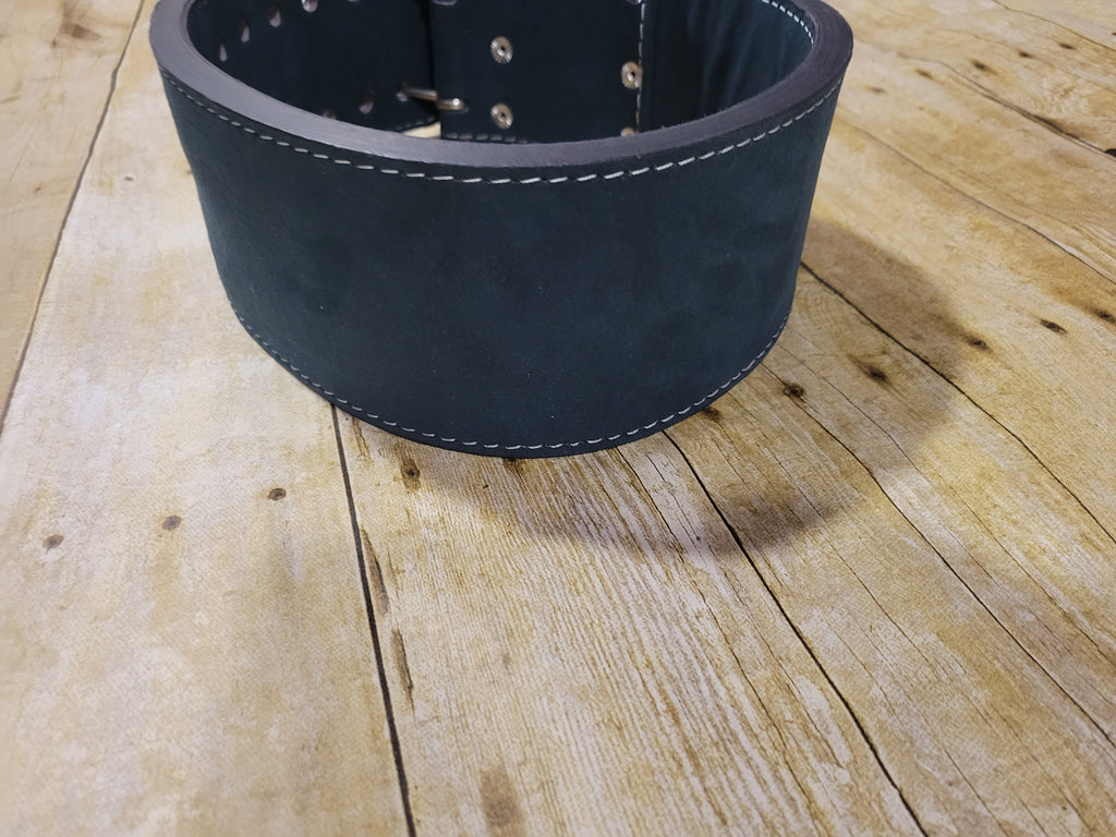 Clearance Belt: Dark Green Double Prong Belt - Resolute Strength Wear