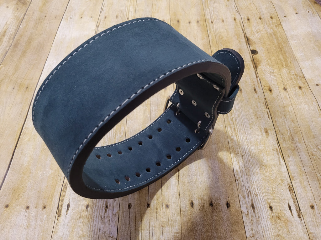 Clearance Belt: Dark Green Double Prong Belt - Resolute Strength Wear