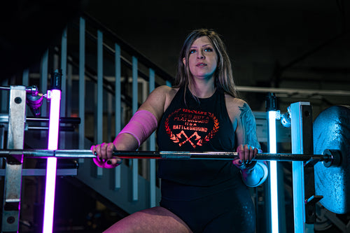 Battleground Cropped Racerback Tank - Resolute Strength Wear