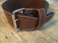 Clearance belt: 13mm Brown prong belt - Resolute Strength Wear