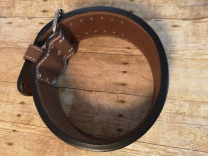 Clearance belt: 13mm Brown prong belt - Resolute Strength Wear