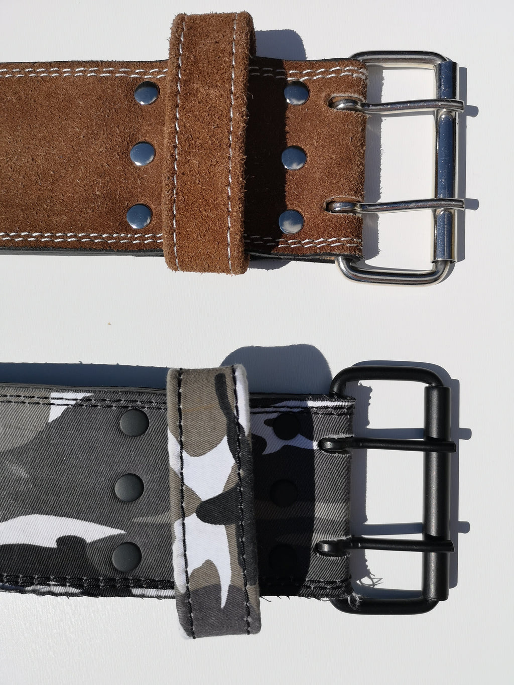 BESPOKE COLOUR BELT: CUSTOM DOUBLE PRONG BUCKLE BELT - Resolute Strength Wear