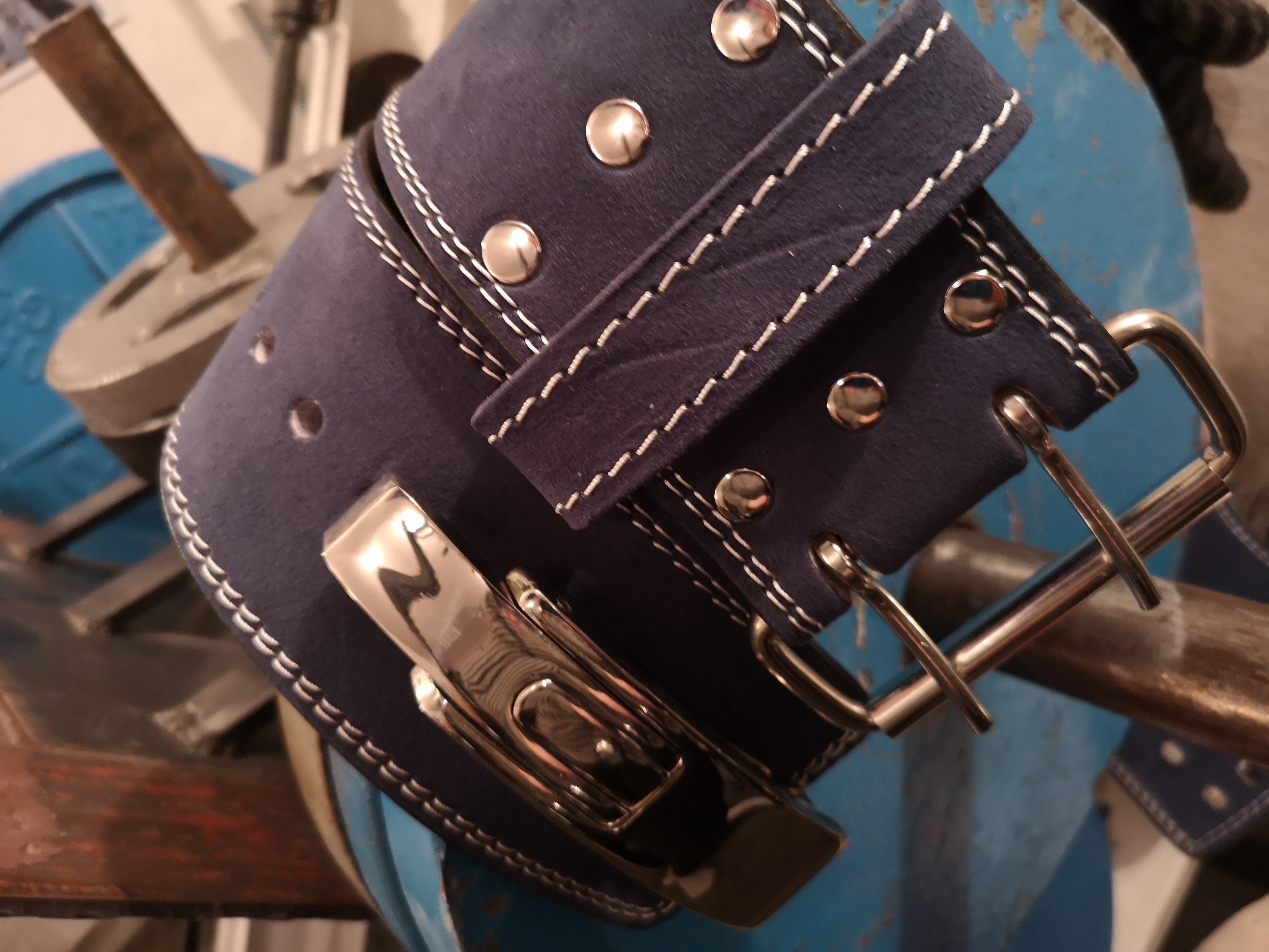 EASY ORDER: Custom Navy Blue Belt - Resolute Strength Wear