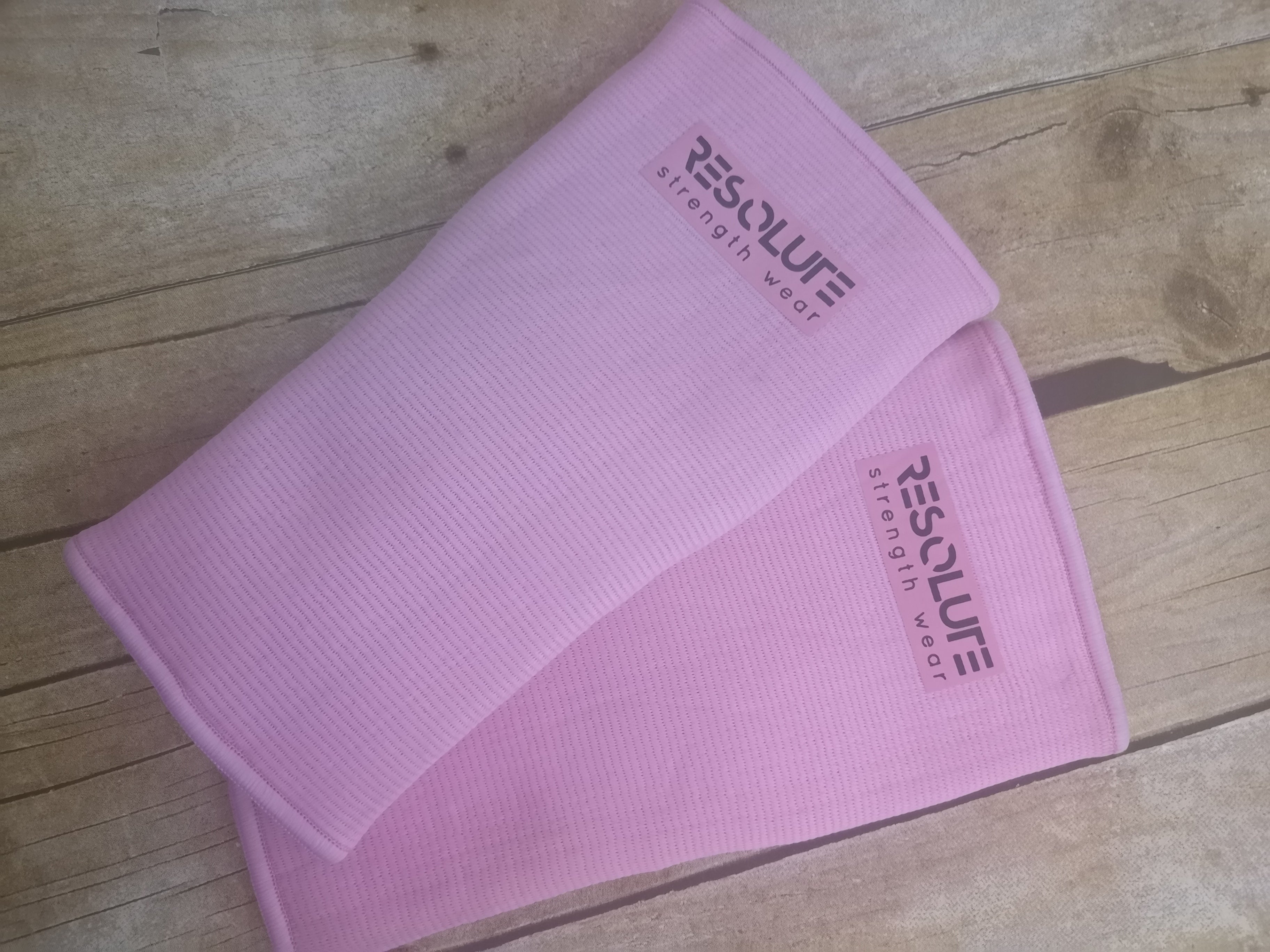 Baby Pink Elbow Sleeves - DOUBLE PLY - Resolute Strength Wear