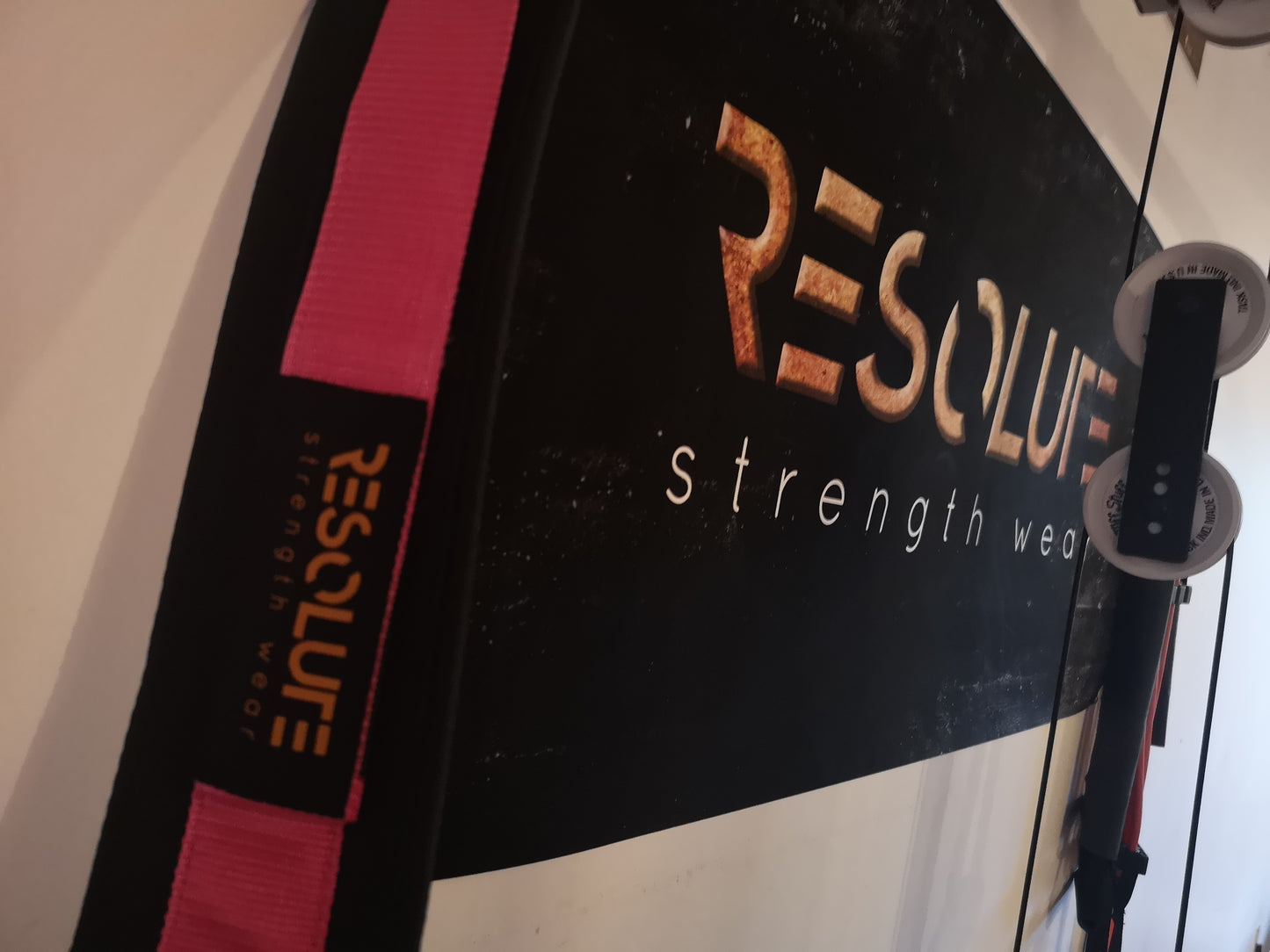 Resolute Nylon lifting belt - Pink - Resolute Strength Wear
